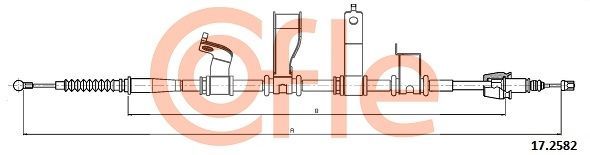 Trosas, stovėjimo stabdys COFLE 92.17.2582