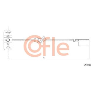 Trosas, stovėjimo stabdys COFLE 92.17.6025