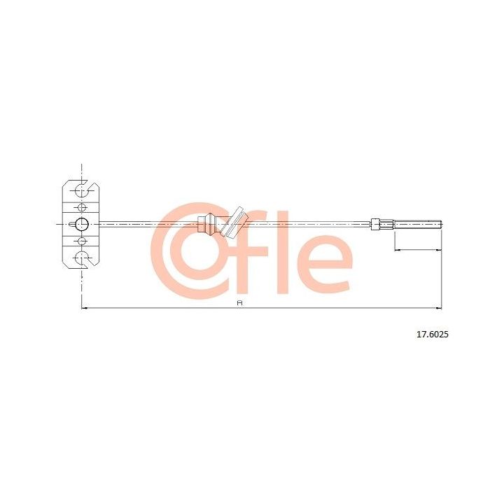 Trosas, stovėjimo stabdys COFLE 92.17.6025