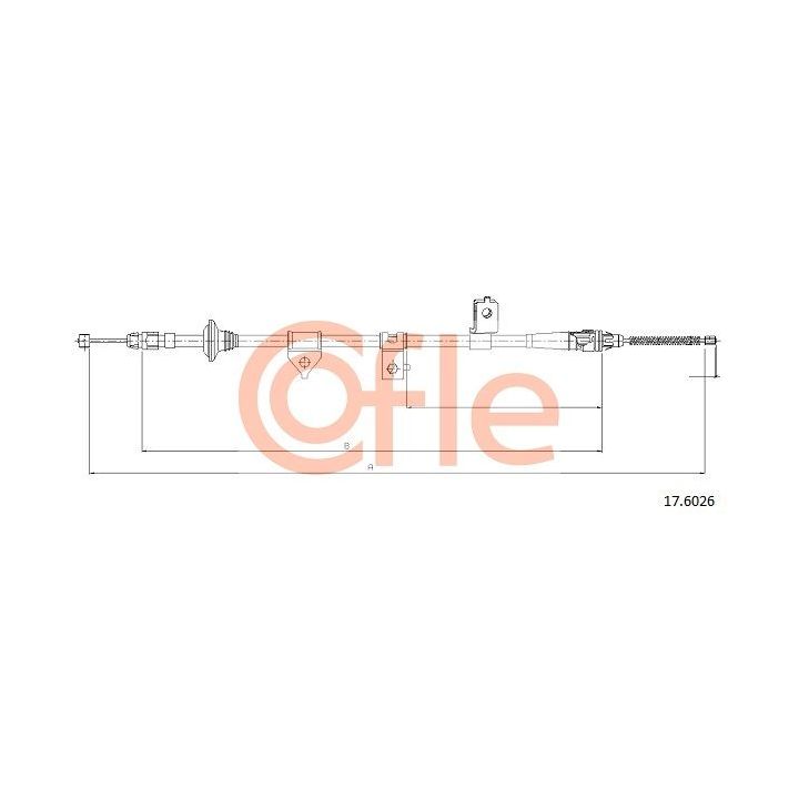 Trosas, stovėjimo stabdys COFLE 92.17.6026