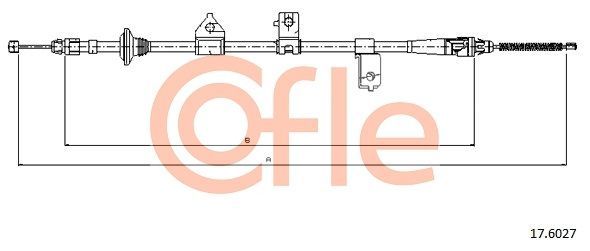 Trosas, stovėjimo stabdys COFLE 92.17.6027
