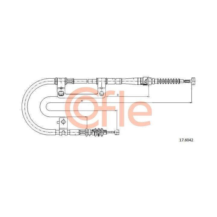 Trosas, stovėjimo stabdys COFLE 92.17.6042