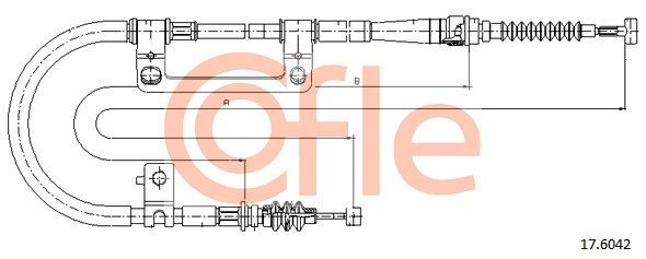 Trosas, stovėjimo stabdys COFLE 92.17.6042
