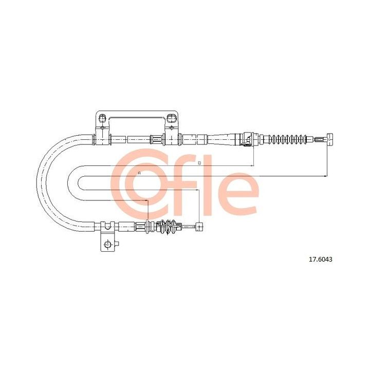 Trosas, stovėjimo stabdys COFLE 92.17.6043