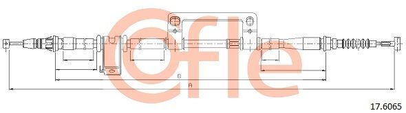 Trosas, stovėjimo stabdys COFLE 92.17.6065