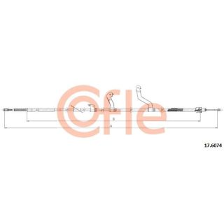 Trosas, stovėjimo stabdys COFLE 92.17.6074