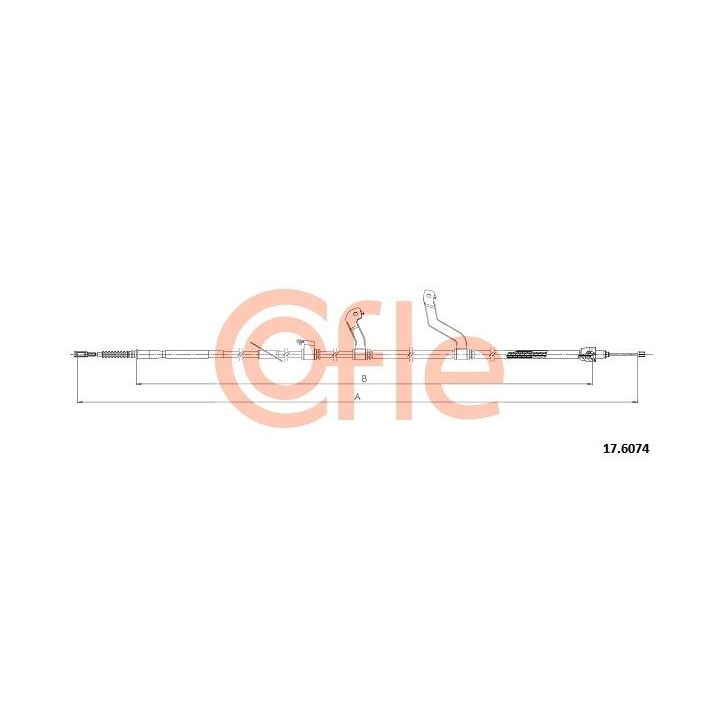 Trosas, stovėjimo stabdys COFLE 92.17.6074