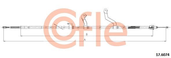 Trosas, stovėjimo stabdys COFLE 92.17.6074