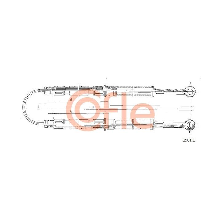 Trosas, stovėjimo stabdys COFLE 92.1901.1