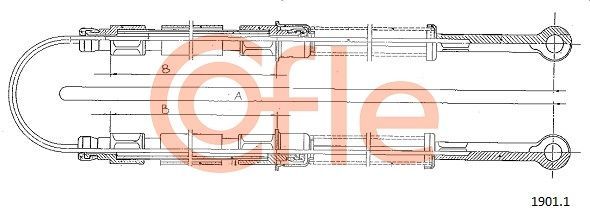 Trosas, stovėjimo stabdys COFLE 92.1901.1
