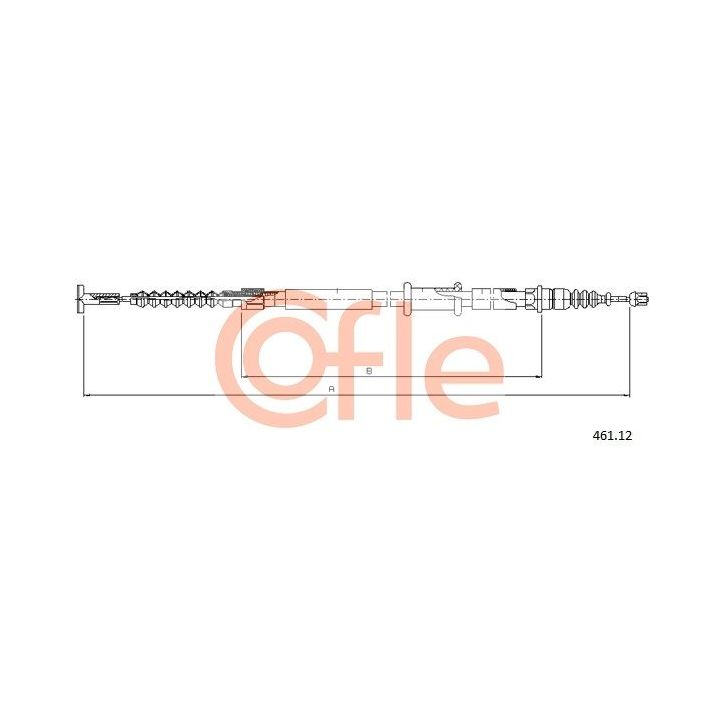 Trosas, stovėjimo stabdys COFLE 92.461.12