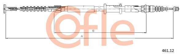 Trosas, stovėjimo stabdys COFLE 92.461.12