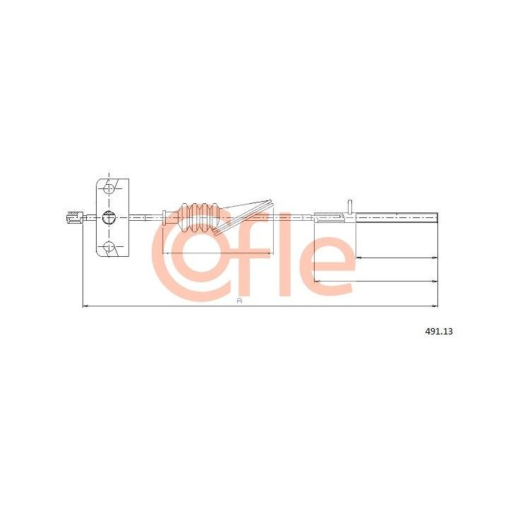 Trosas, stovėjimo stabdys COFLE 92.491.13