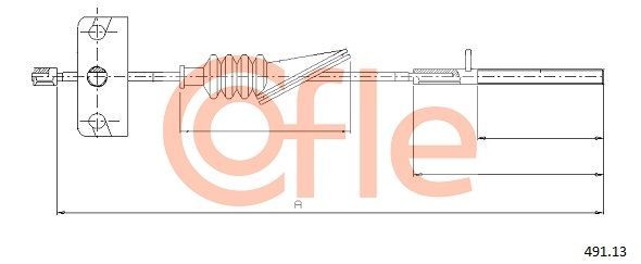 Trosas, stovėjimo stabdys COFLE 92.491.13