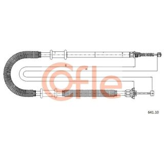 Trosas, stovėjimo stabdys COFLE 92.641.10