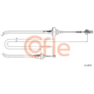Sankabos trosas COFLE 11.2871