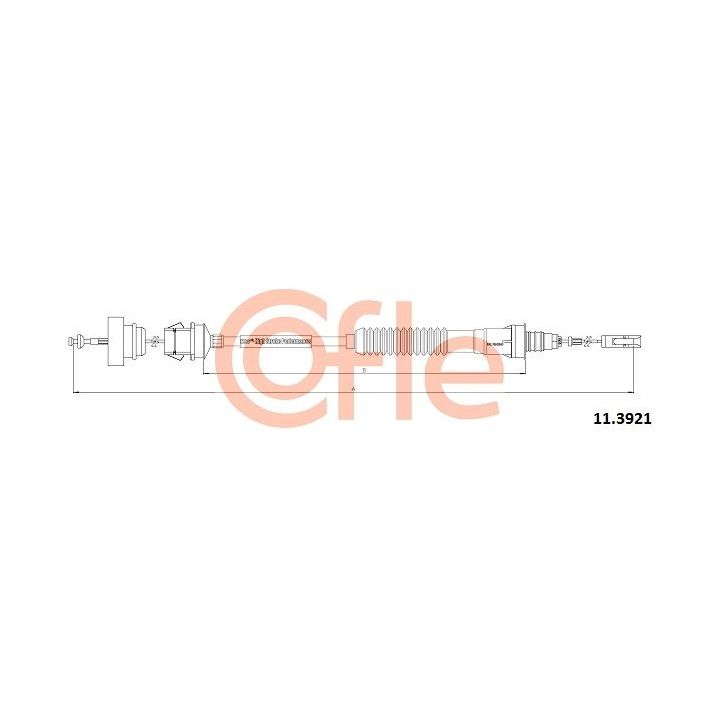 Sankabos trosas COFLE 11.3921