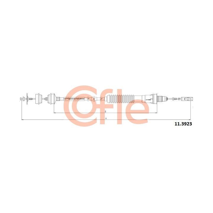 Sankabos trosas COFLE 11.3923