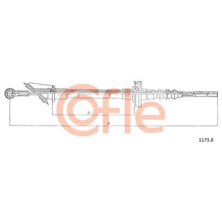 Sankabos trosas COFLE 1172.1