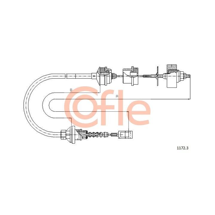 Sankabos trosas COFLE 1172.3