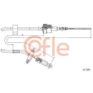 Sankabos trosas COFLE 12.7200
