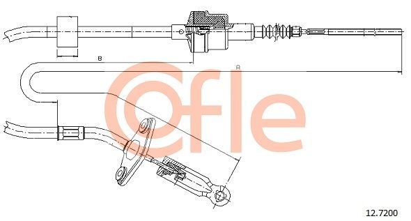 Sankabos trosas COFLE 12.7200