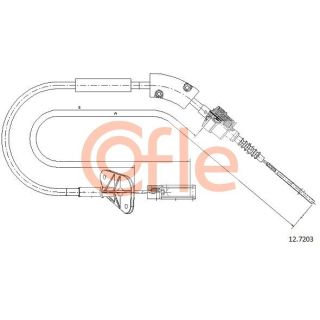 Sankabos trosas COFLE 12.7203