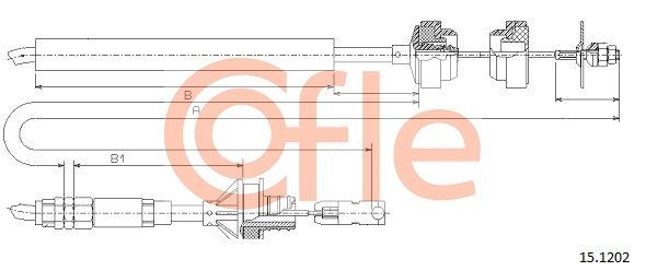 Sankabos trosas COFLE 15.1202
