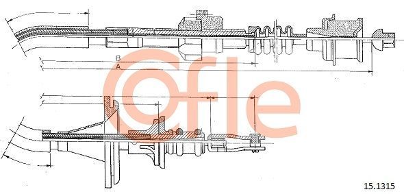 Sankabos trosas COFLE 15.1315