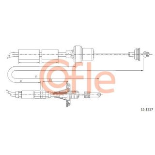 Sankabos trosas COFLE 15.1317