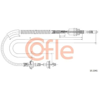 Sankabos trosas COFLE 15.1341