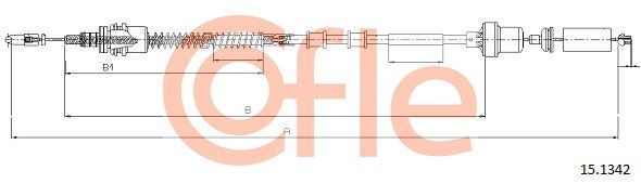 Sankabos trosas COFLE 15.1342
