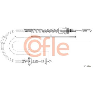 Sankabos trosas COFLE 15.1344
