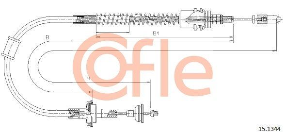 Sankabos trosas COFLE 15.1344