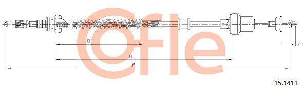 Sankabos trosas COFLE 15.1411