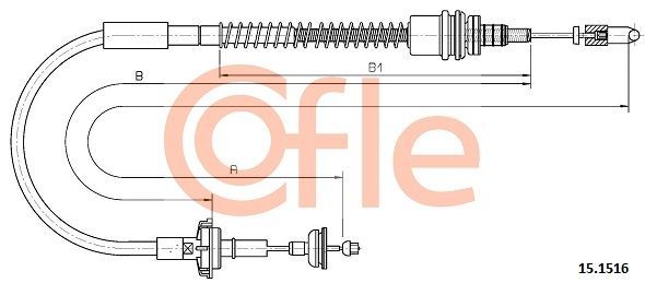 Sankabos trosas COFLE 15.1516