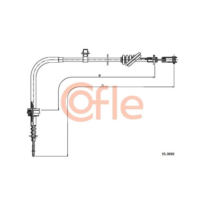 Sankabos trosas COFLE 15.3010