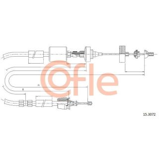Sankabos trosas COFLE 15.3072