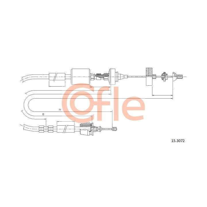 Sankabos trosas COFLE 15.3072