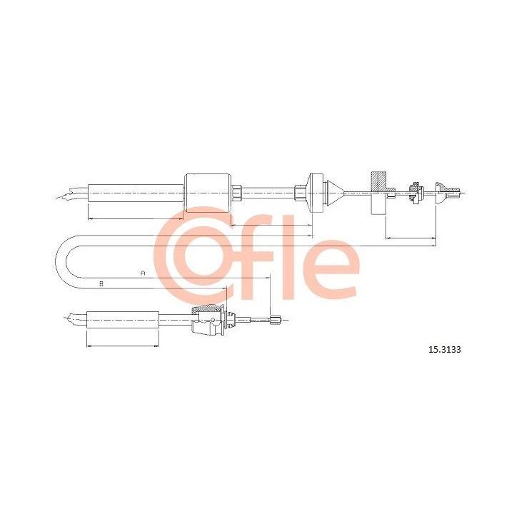 Sankabos trosas COFLE 15.3133