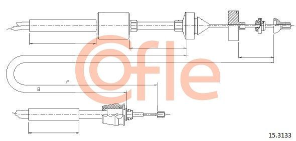 Sankabos trosas COFLE 15.3133