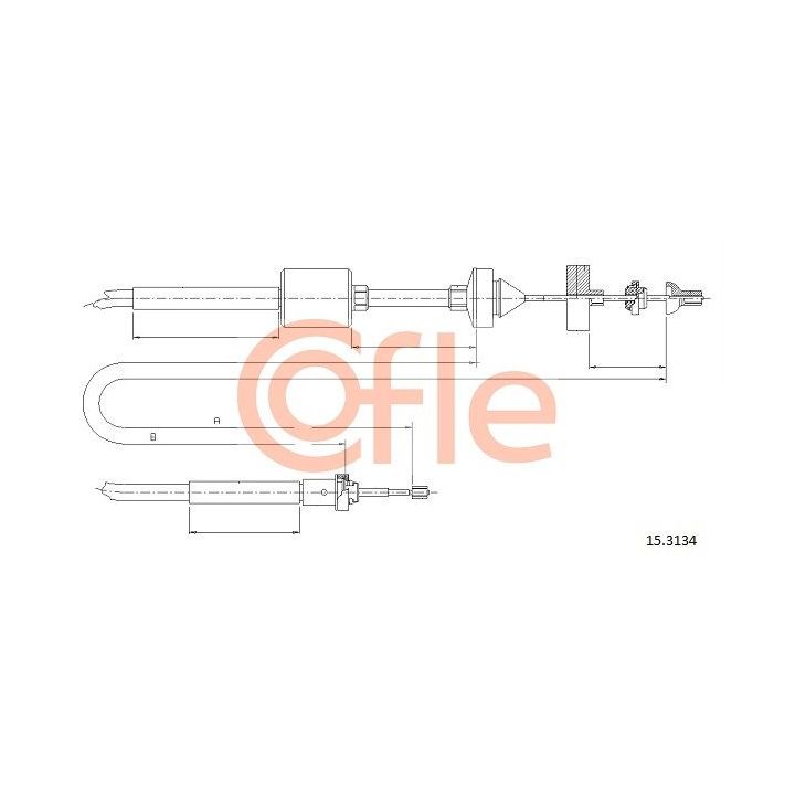 Sankabos trosas COFLE 15.3134