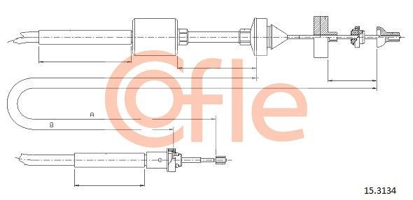 Sankabos trosas COFLE 15.3134