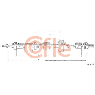 Sankabos trosas COFLE 15.3202