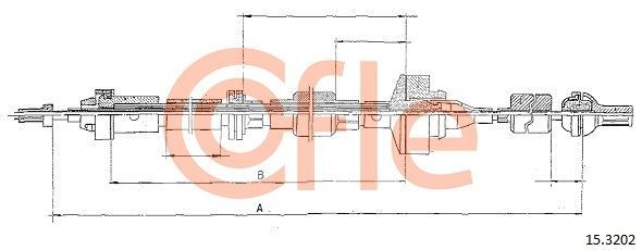 Sankabos trosas COFLE 15.3202