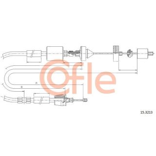 Sankabos trosas COFLE 15.3213
