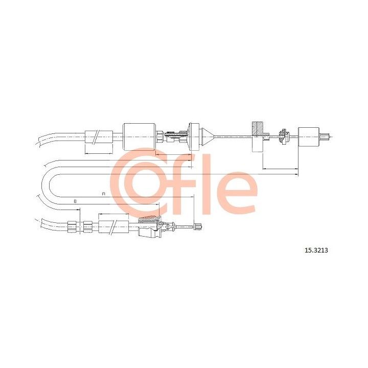 Sankabos trosas COFLE 15.3213