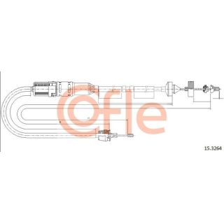 Sankabos trosas COFLE 15.3264