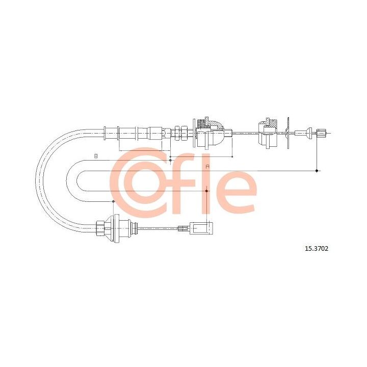 Sankabos trosas COFLE 15.3702