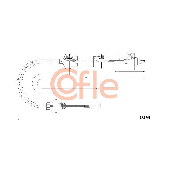 Sankabos trosas COFLE 15.3703